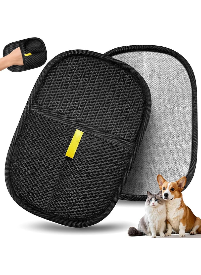 Pet hair removal glove for dogs and cats, reusable magic brush for pet hair, suitable for sofas, clothes, carpets and curtains (1 piece) - Image 1